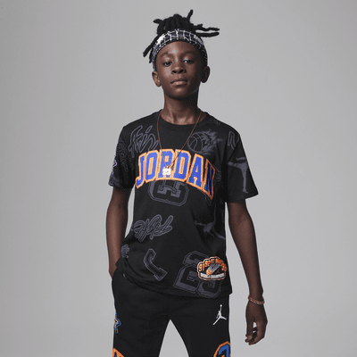[NIKE] ジョーダン シカゴ ミニサイズ コットンTシャツ 3XL NIKE ジョーダン1985メンズTシャツ FD0536-010 ブラック